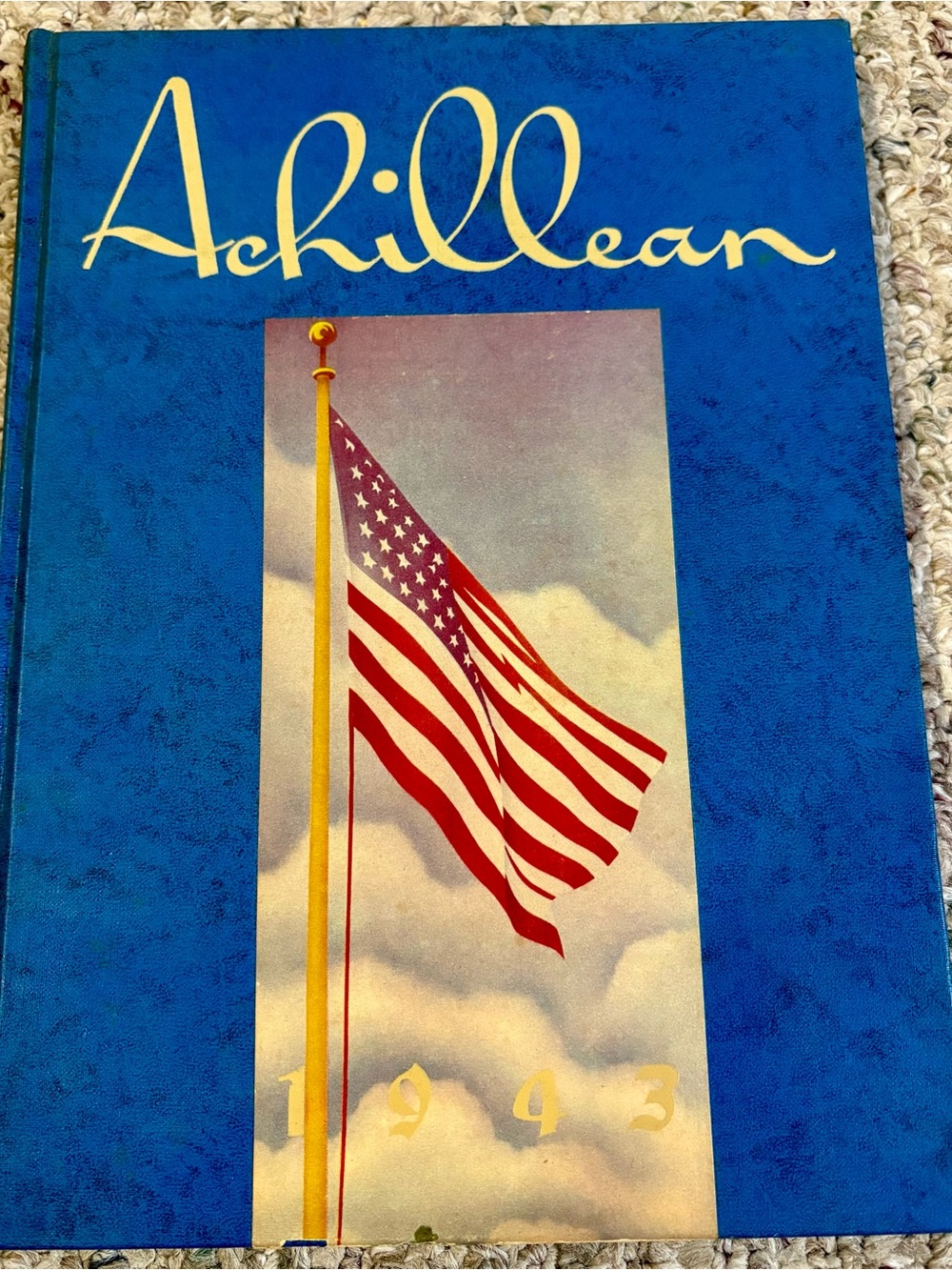 Vintage Auburn NY The Achillean Holy Family High School Yearbook 1943